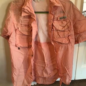 Columbia PFG short sleeve button down